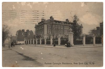 Lot #230 Andrew Carnegie Hand-Addressed Envelope - Image 2