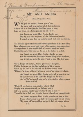 Lot #229 Andrew Carnegie: Carnegie on wealth and