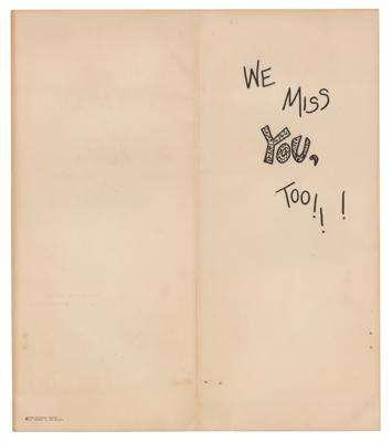 Lot #24 Lyndon B. Johnson Signed White House Card as President - Image 5