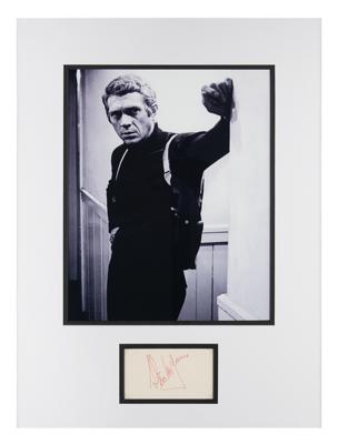 Lot #703 Steve McQueen Signature - Image 1