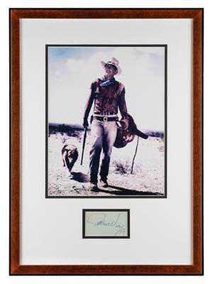Lot #710 John Wayne Signature - Image 1