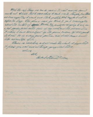 Lot #201 Robert Stroud Autograph Letter Signed - Image 2