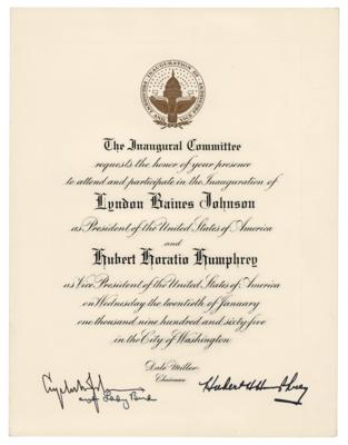Lot #87 Lyndon and Lady Bird Johnson Signed