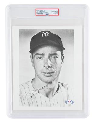 Lot #891 Joe DiMaggio Signed Photograph - Image 1
