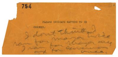 Lot #282 William Randolph Hearst Archive - Image 1