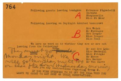 Lot #282 William Randolph Hearst Archive - Image 2