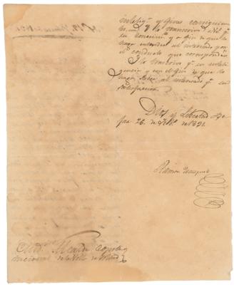 Lot #194 Ramon Musquiz (4) Letters Signed - Image 4