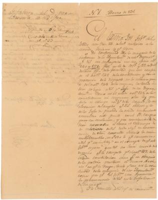 Lot #194 Ramon Musquiz (4) Letters Signed - Image 5