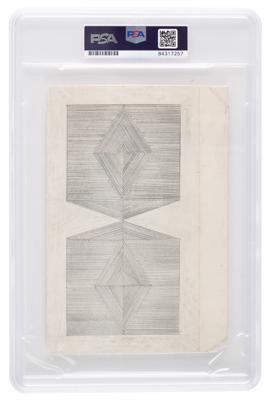 Lot #200 Jack Ruby Signed Drawing - Image 2