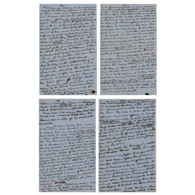 Lot #8 Martin Van Buren Handwritten Manuscript on J. Q. Adams - Image 1