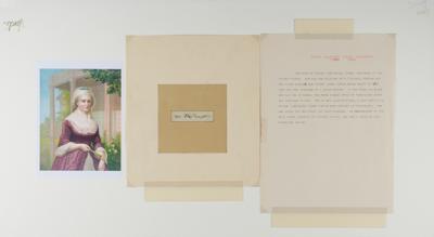 Lot #1 Martha Washington Signature - Image 2