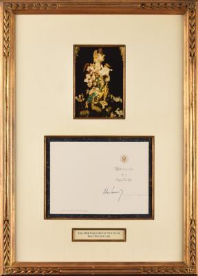 Lot #21 John and Jacqueline Kennedy Signed 1963 Christmas Card - Image 1