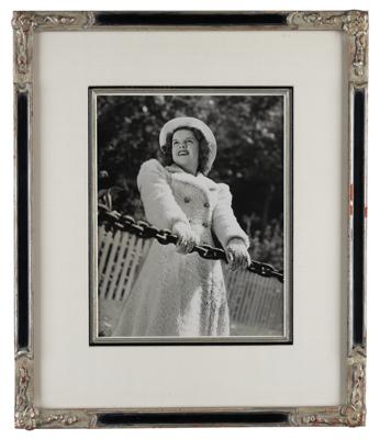 Lot #698 Judy Garland Signed Photograph - Image 2