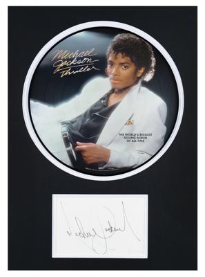 Lot #695 Michael Jackson Signature - Image 1