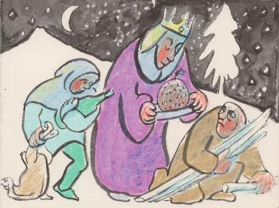 Lot #846 Star Wars: Alec Guinness Signed Christmas Card - Image 2