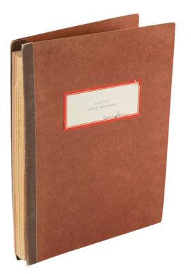 Lot #478 Walt Cunningham's Apollo 7 Mission Requirements Training-Used Manual - Image 1