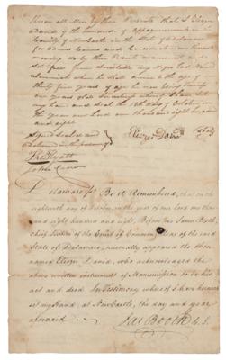 Lot #290 Isaac Hopper Document Signed - Image 3