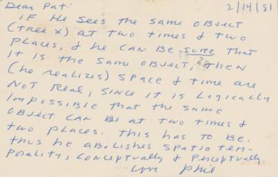 Lot #573 Philip K. Dick Autograph Letter Signed - Image 1