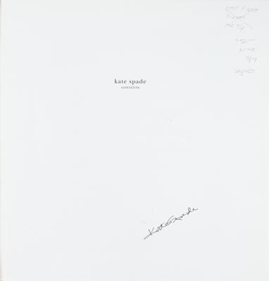 Lot #554 Kate Spade Signed Book - Image 2