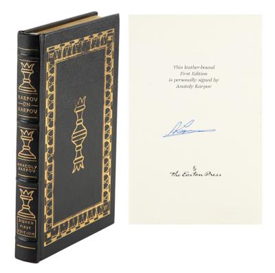 Lot #901 Anatoly Karpov Signed Book - Image 1