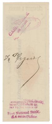 Lot #352 Charles Pfizer Endorsed Check - Image 2