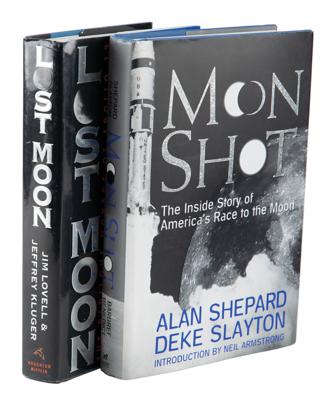 Lot #502 Alan Shepard and James Lovell (2) Signed Books - Image 1