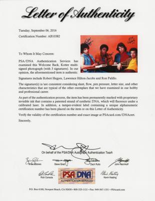 Lot #868 Welcome Back, Kotter Signed Photograph - Image 2