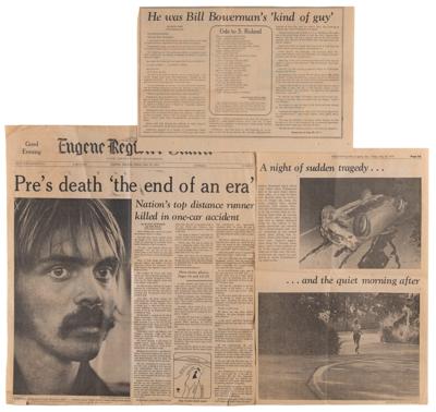 Lot #914 Steve Prefontaine Ephemera - Image 4