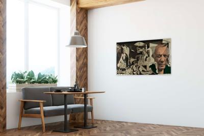 Lot #545 Pablo Picasso: Steve Kaufman Signed Silkscreen - Image 3