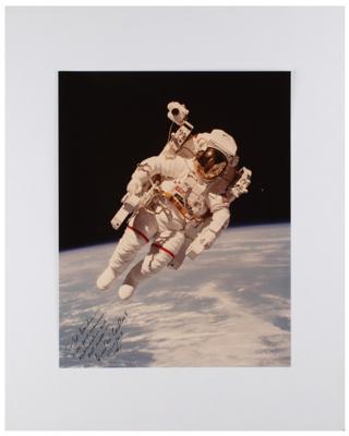 Lot #494 Bruce McCandless Signed Photograph - Image 1