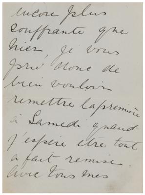 Lot #640 Nellie Melba Autograph Letter Signed - Image 2