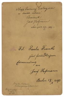 Lot #637 Josef Hoffmann Signed Photograph - Image 2