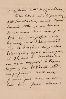 Lot #404 Eugen Warming Autograph Letter Signed - Image 2