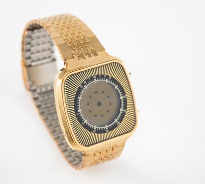 Lot #8062 Texas Instruments 1978 'Starburst' LCD Analog Watch - Image 1