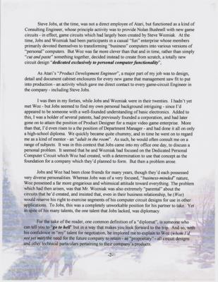 Lot #8038 Ronald Wayne Signed Limited Edition Typed Manuscript - Image 3