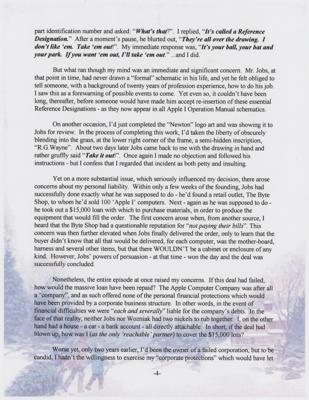 Lot #8038 Ronald Wayne Signed Limited Edition Typed Manuscript - Image 5