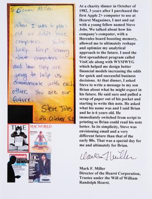 Lot #8029 Steve Jobs Autograph Note Signed - Image 4