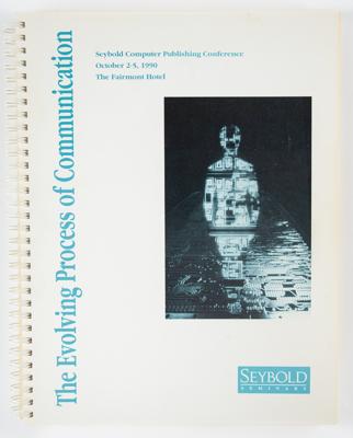 Lot #8034 Steve Jobs Signed Seybold Seminar Guide Book - Image 2