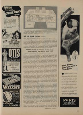 Lot #8007 Vannevar Bush: 'As We May Think' in The Atlantic (July 1945) - Image 6
