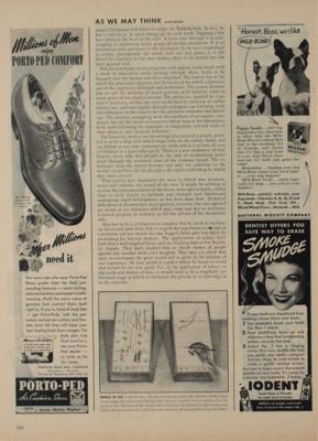 Lot #8007 Vannevar Bush: 'As We May Think' in The Atlantic (July 1945) - Image 7