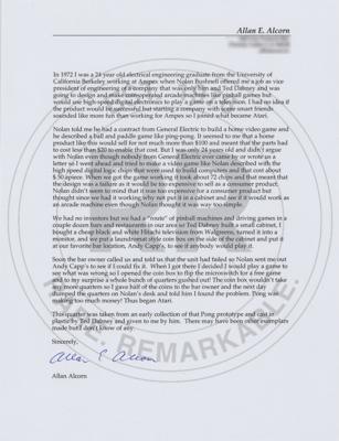 Lot #8010 Allan Alcorn: Pong 'Andy Capp's Tavern' Quarter - Image 4