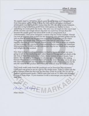 Lot #8012 Allan Alcorn: Original Pong 'Home Edition' Prototype Chip Wafer - Image 4