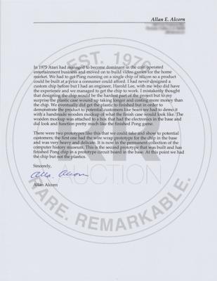 Lot #8011 Allan Alcorn: Pong 'Home Edition' Prototype/Design Mock-Up (Black Box) - Image 9