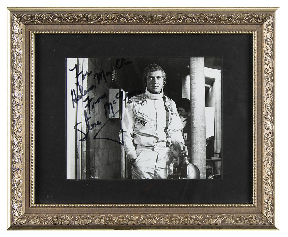 Steve McQueen Signed Photograph | RR Auction