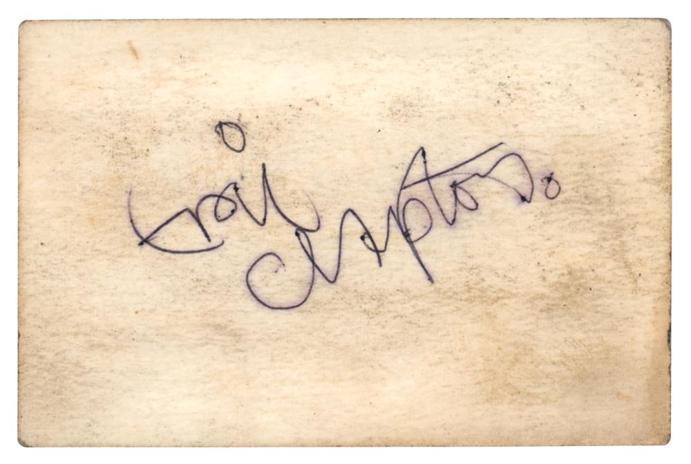 Eric Clapton Signature | RR Auction