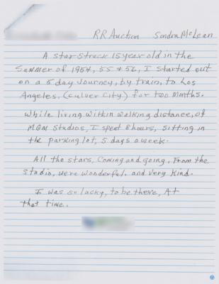 Lot #1034 Elizabeth Taylor Signed Photograph - Image 3