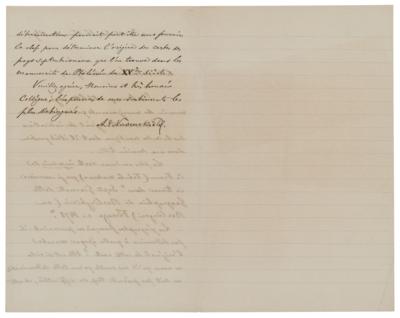 Lot #399 Adolf Erik Nordenskiold Autograph Letter Signed - Image 2