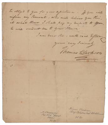 Lot #250 Thomas Clarkson: The great abolitionist visits Revolutionary France to campaign 