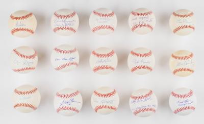Lot #1057 NY Mets: Inaugural 1962 Team Signed Baseball Collection (55) - Image 3