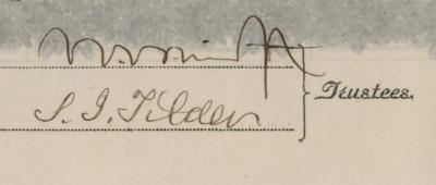 Lot #464 Samuel J. Tilden Signed Mortgage Bond - Image 2